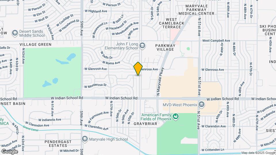 5501 W Heatherbrae Dr Map and Location Details