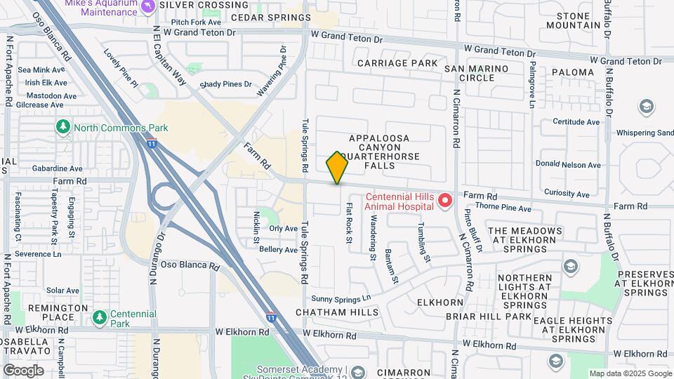 7553 Virginia Dale St Map and Location Details