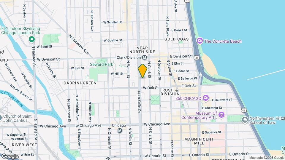111 W Maple St Map and Location Details