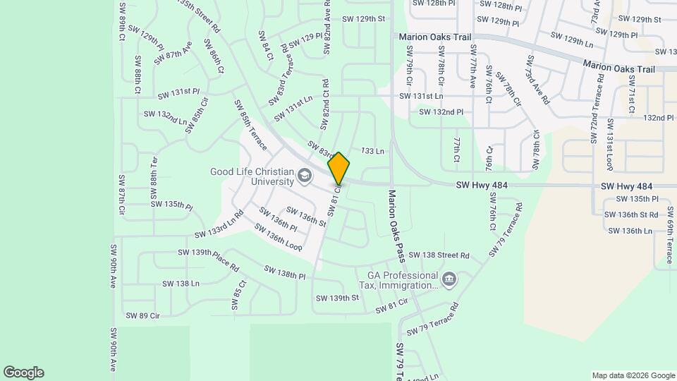 13505 SW 81 Cir Map and Location Details