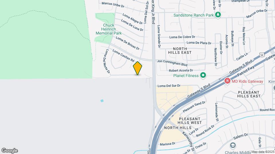 4368 Loma Del Norte Dr Map and Location Details