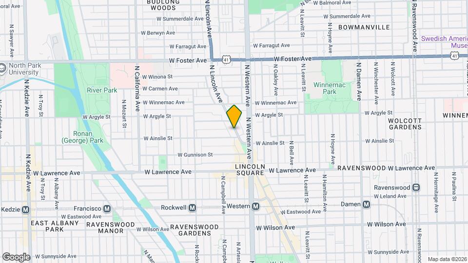 4912 N Lincoln Ave, Unit N3 Map and Location Details