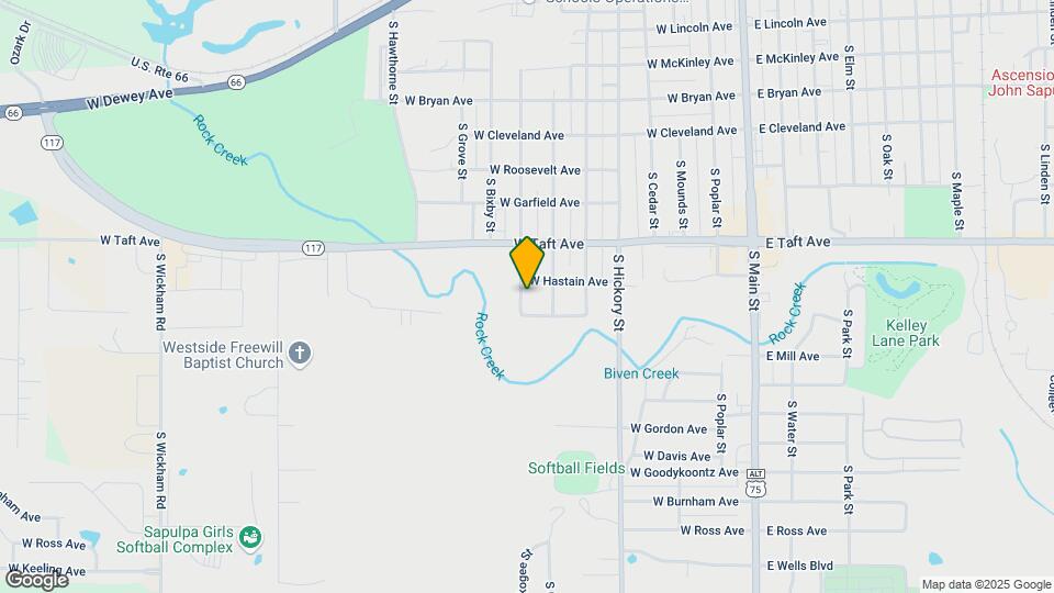 1009 S Muskogee St Map and Location Details