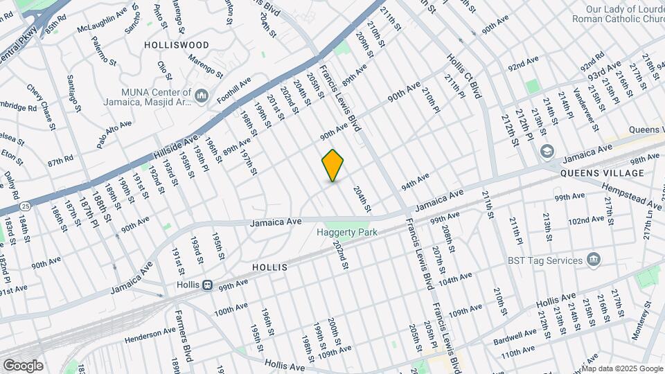 9302 202nd St, Unit 2nd floor Map and Location Details