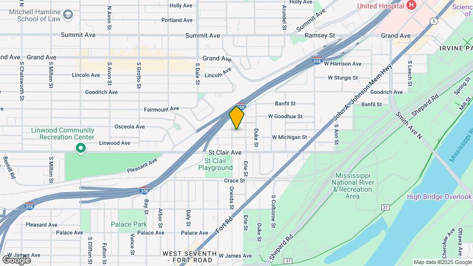 543 W Michigan St Map and Location Details