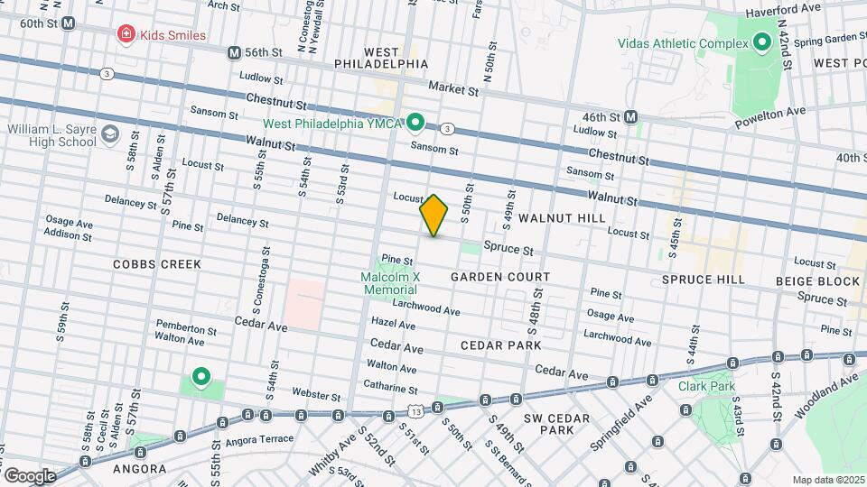 5030 Spruce St Map and Location Details
