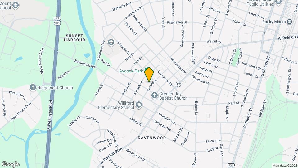 1208 Russell St Mapa y Detalles de la Ubicación
