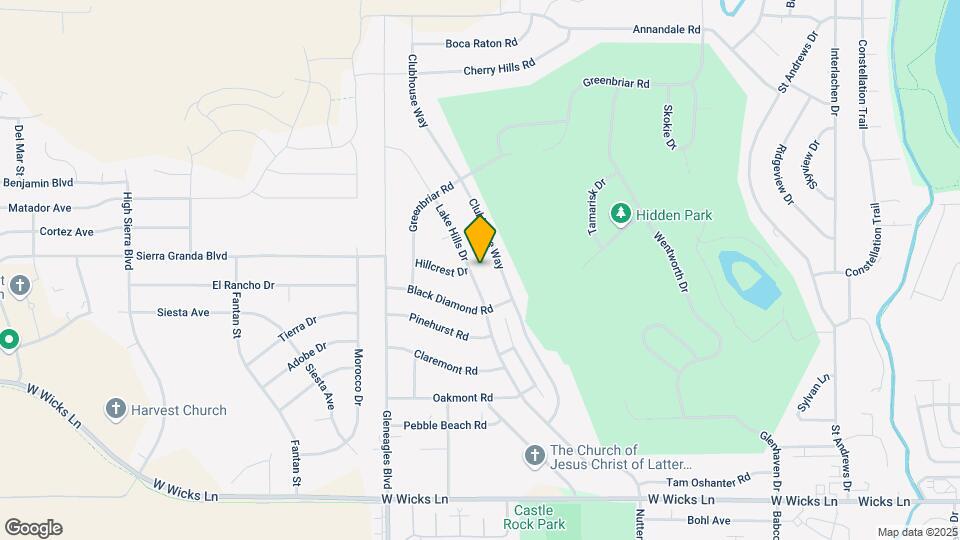 2001 Lake Hills Dr Map and Location Details