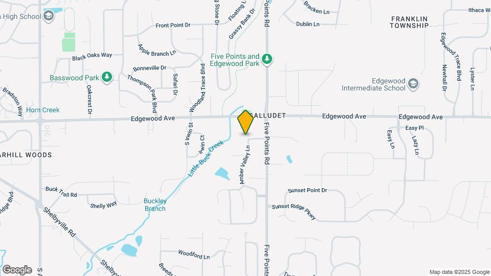 6058 Amber Valley Ln Map and Location Details