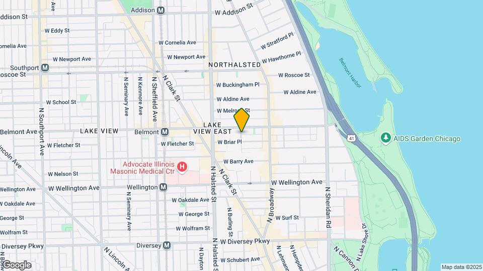 701 W Belmont Ave Map and Location Details