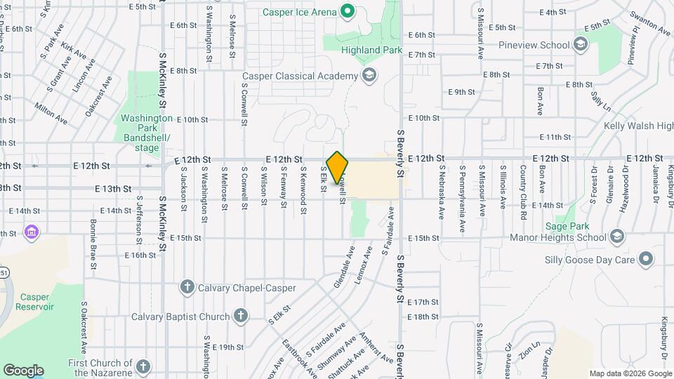 1302 S Lowell St Map and Location Details