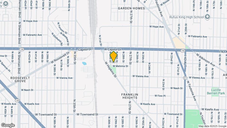 2920-2922-2922 W Melvina St Map and Location Details