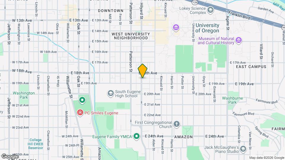 1869 Hilyard St Map and Location Details