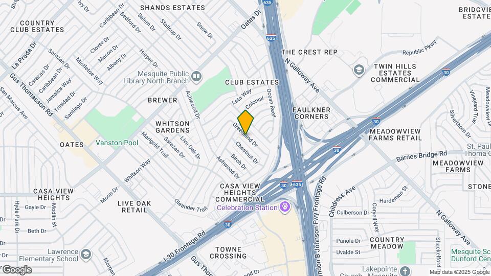 4447 Greenland Dr Map and Location Details