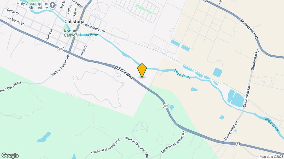 102 Foothill Blvd Map and Location Details