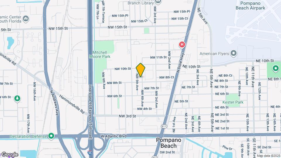 805 NW 4th Ave Map and Location Details