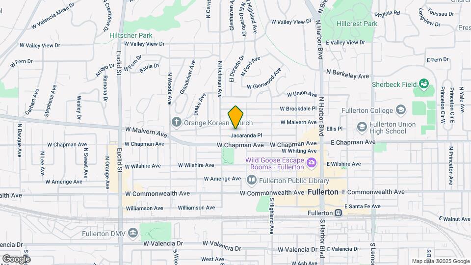 421 Jacaranda Pl Map and Location Details