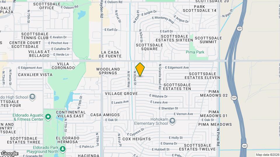 8215 E Windsor Ave Map and Location Details