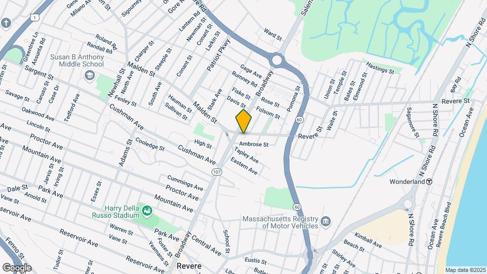 41 Revere St Map and Location Details