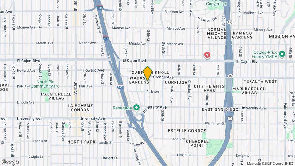 4161 34th St Map and Location Details