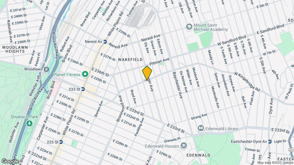 1814 Bussing Ave Map and Location Details