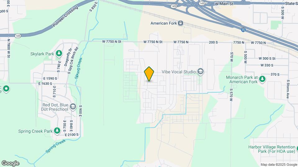 1057 W 400 S Map and Location Details