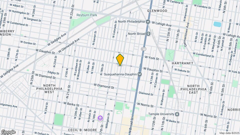 2252 N 16th St Map and Location Details