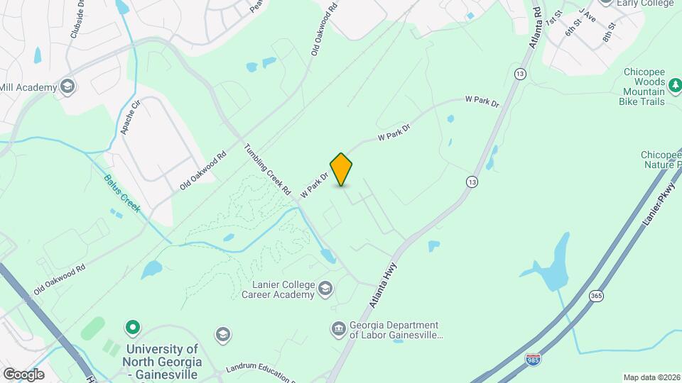 2883 Creek Bottom Ct Map and Location Details