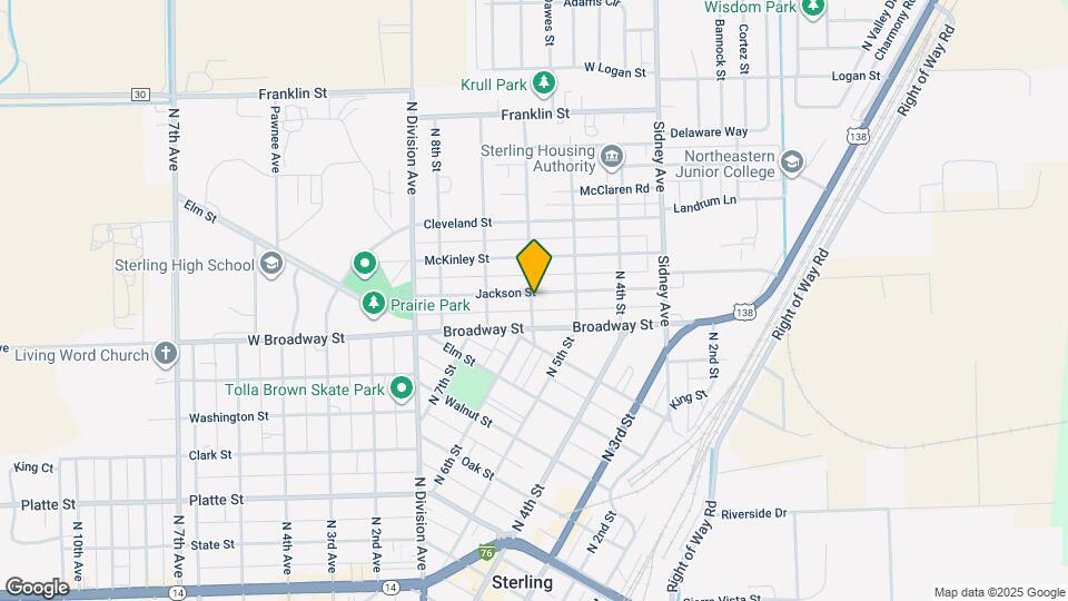 732 N 6th St Map and Location Details