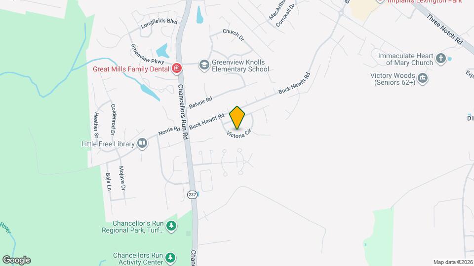 22120 Victoria Cir Map and Location Details