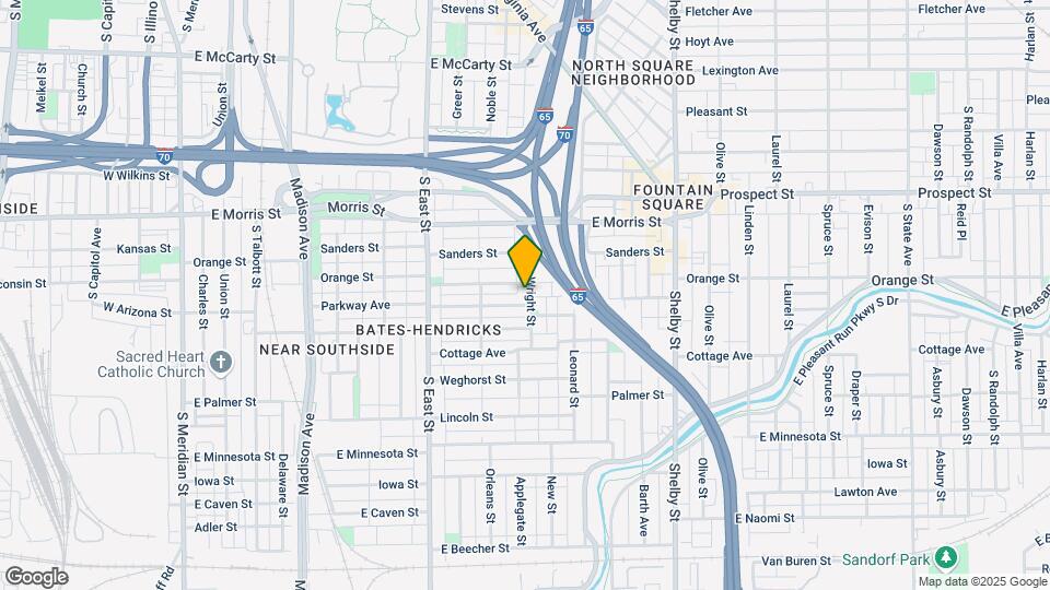 1310 Wright St Map and Location Details