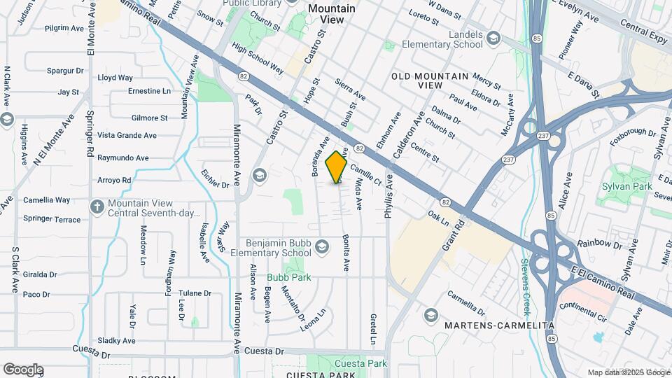 1016 Bonita Ave Map and Location Details