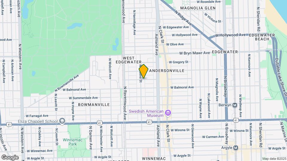 1647 W Rascher Ave Map and Location Details