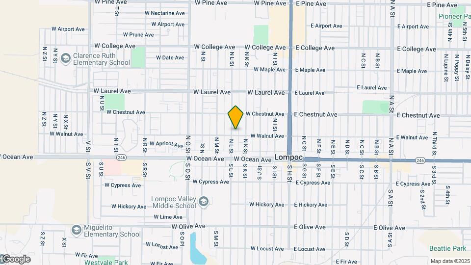 200-212 N L St Map and Location Details