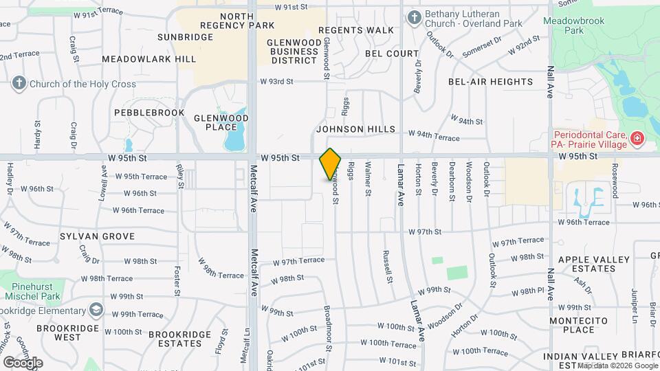 9534 Glenwood St Map and Location Details