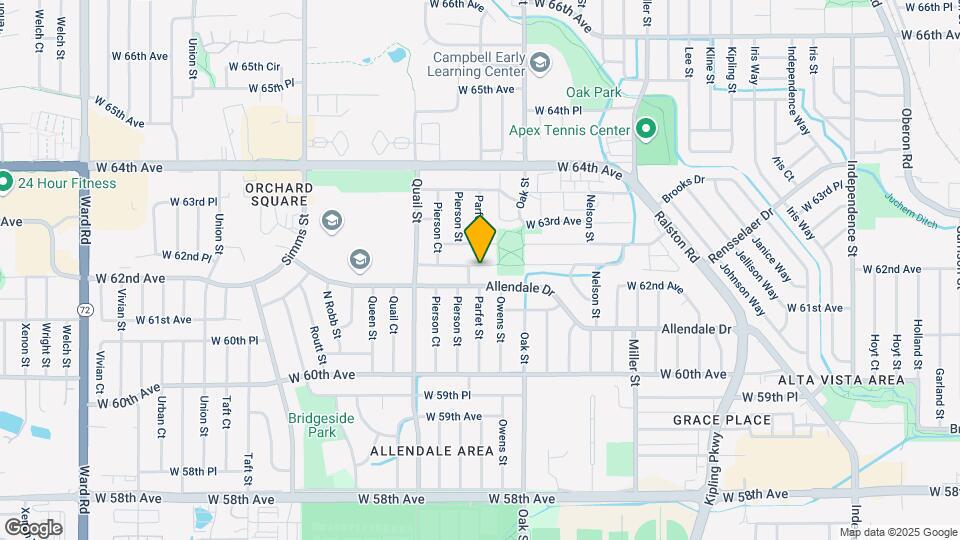 10976 W 62nd Ave Map and Location Details