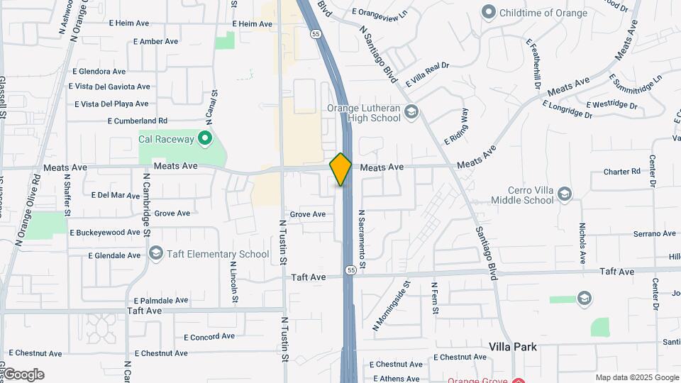 2033 N Highland St Map and Location Details
