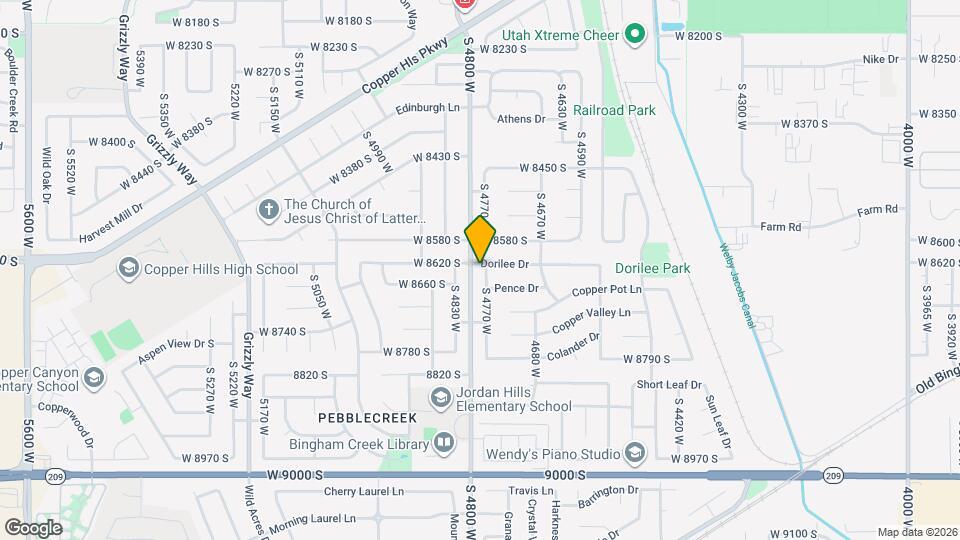 4785 W Dorilee Dr Mapa y Detalles de la Ubicación