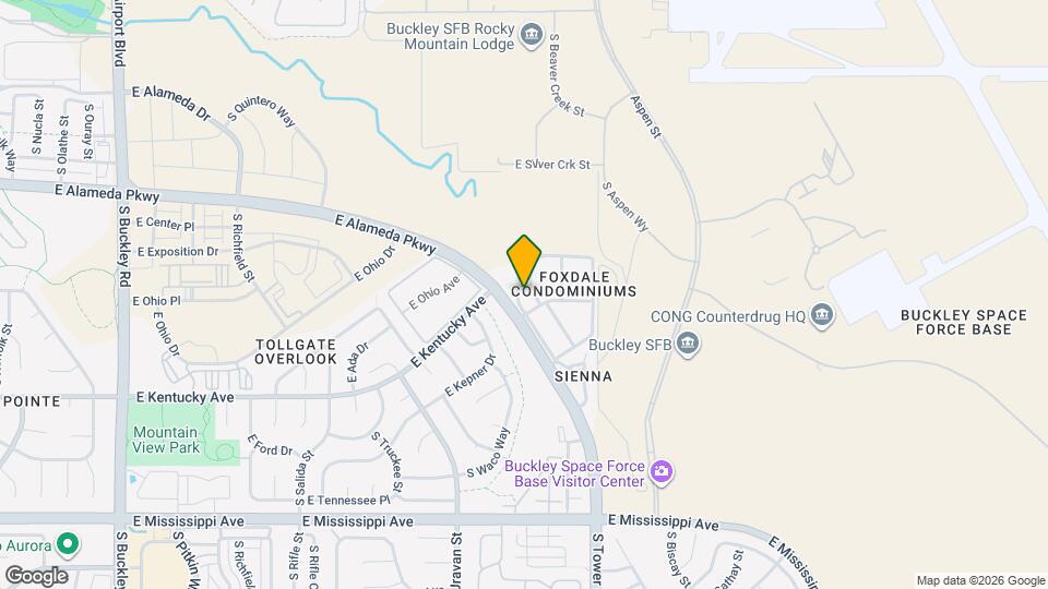908 S Walden Way, Unit 201 Map and Location Details