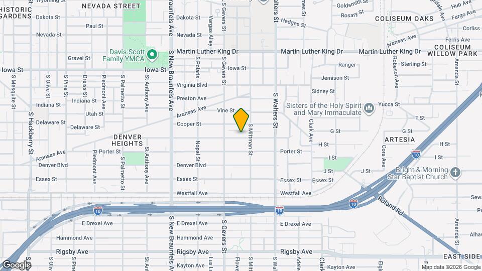 629 Delmar St Map and Location Details
