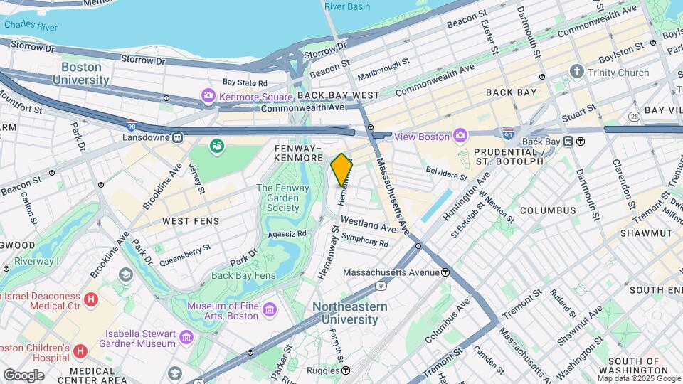 51 Hemenway St, Unit 22 Map and Location Details