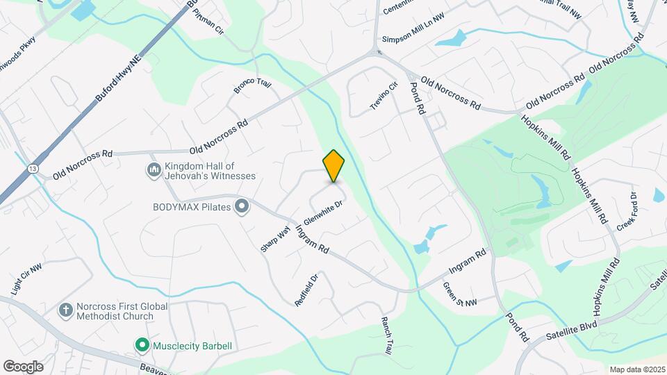 4858 Glenwhite Dr Map and Location Details