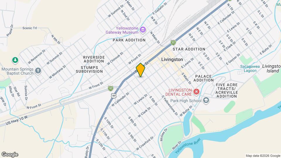 418 W Callender St, Unit Suite 4 Map and Location Details