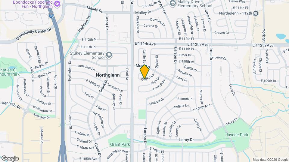 848 Ogden Cir Map and Location Details