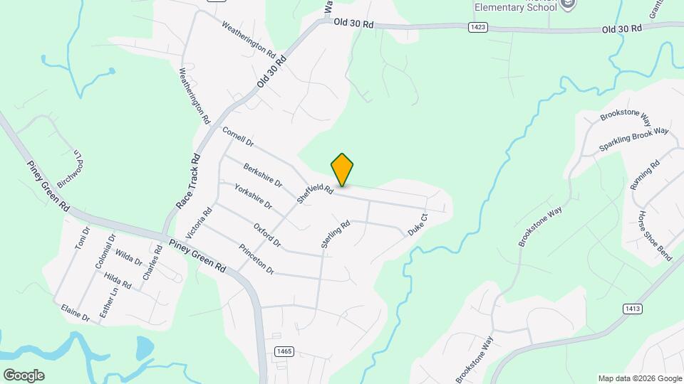 109 Sheffield Rd Map and Location Details