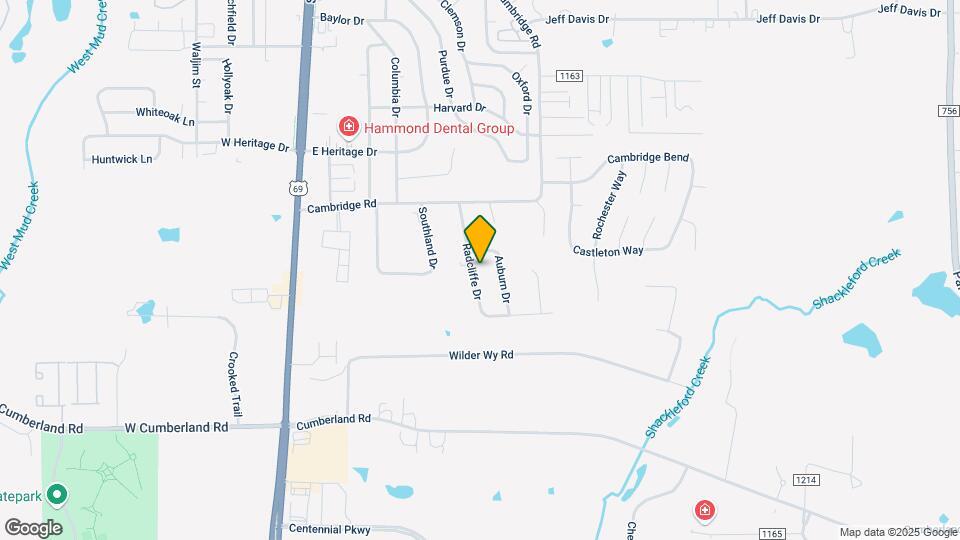 8524 Radcliffe Dr Map and Location Details