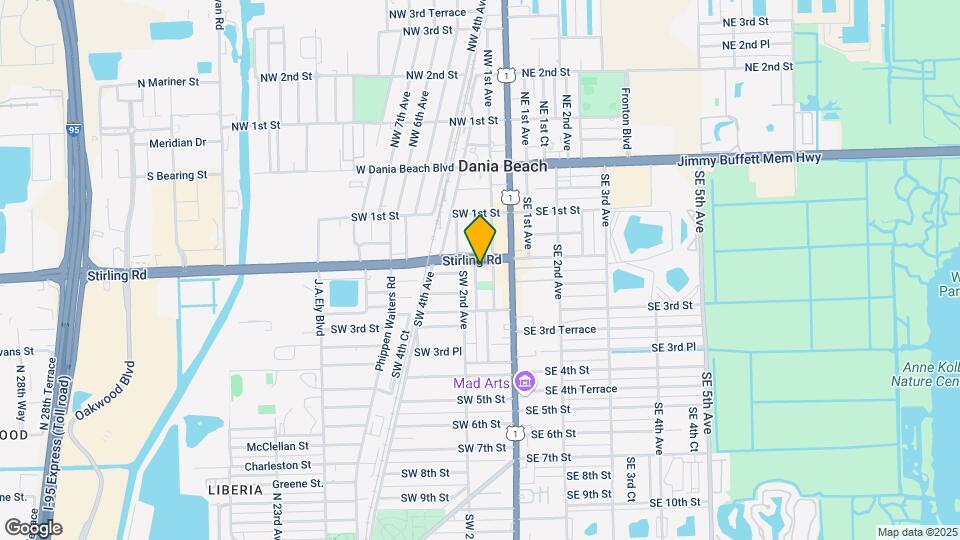 209 SW 1st Ct Map and Location Details