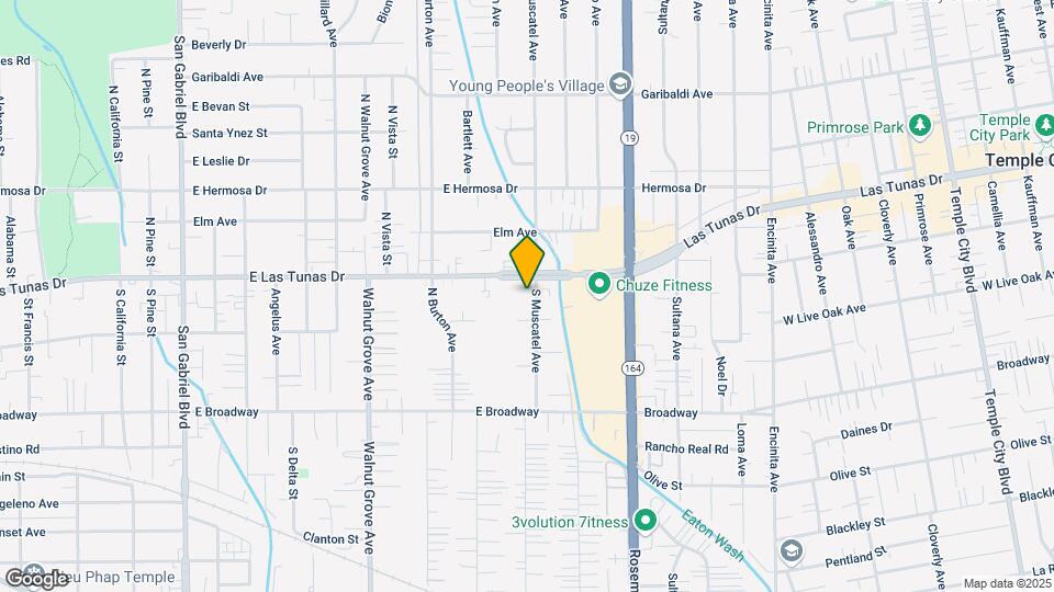 107 S Muscatel Ave Map and Location Details