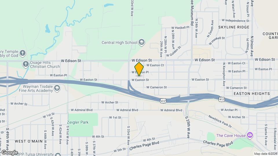 3115 W Easton St Map and Location Details