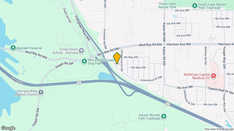 5038 Woodbine Dr SW Map and Location Details